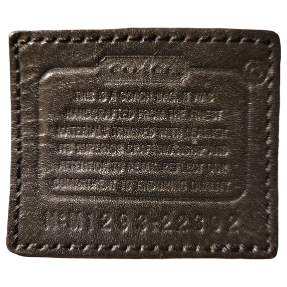 Vtg Coach Black Beige Jacquard Fabric Shoulder Bag Silver Hardwares - Picture 11 of 14